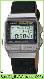 Casio Databank Calculator watch model DB-1500L-1