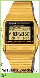 Casio Databank Calculator watch model DB-380G-1