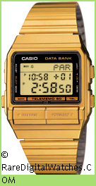 Casio Databank Calculator watch model DB-520GA-1