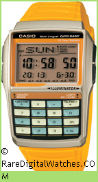 Casio Databank Calculator watch model DBC-32C-9B