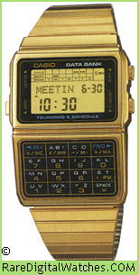 Casio Databank Calculator watch model DBC-610GA-1