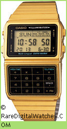 Casio Databank Calculator watch model DBC-611G-1