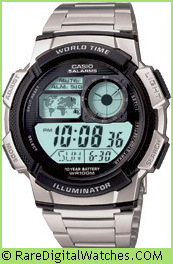 CASIO AE-1000WD-1AV Vintage Rare Retro Digital LCD Watch