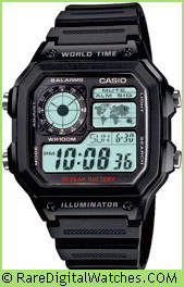 CASIO AE-1200WH-1AV Vintage Rare Retro Digital LCD Watch