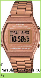 CASIO B640WC-5A Vintage Rare Retro Digital LCD Watch