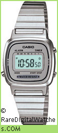 CASIO LA670WA-7 Vintage Rare Retro Digital LCD Watch