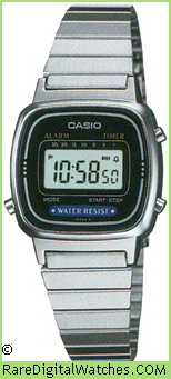 CASIO LA670WD-1U Vintage Rare Retro Digital LCD Watch