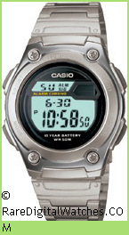 CASIO W-211D-1AV Vintage Rare Retro Digital LCD Watch