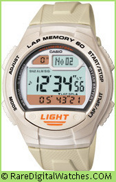 CASIO W-734-7AV Vintage Rare Retro Digital LCD Watch