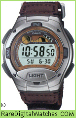 CASIO W-753V-5AV Vintage Rare Retro Digital LCD Watch