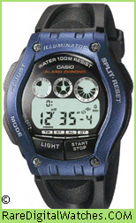 CASIO W-754H-2AV Vintage Rare Retro Digital LCD Watch
