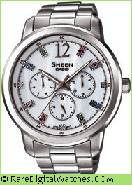 CASIO SHEEN Watch model: SHE-3802D-7A
